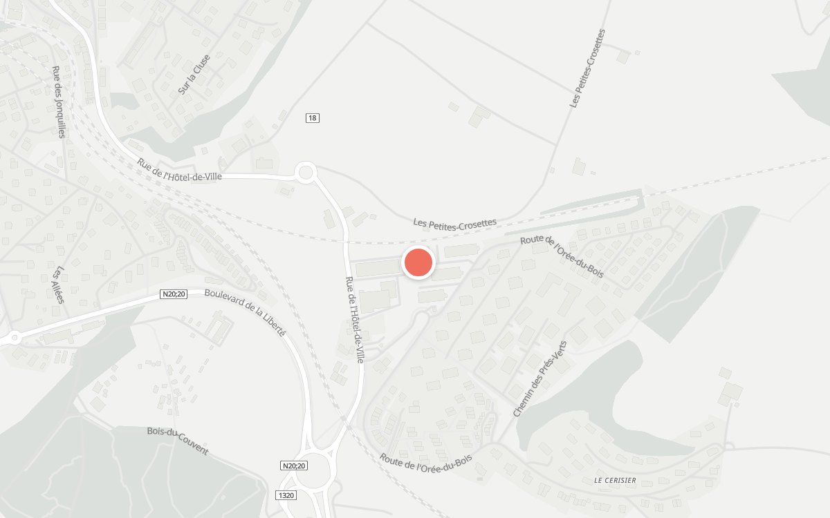 Plan : Les Liens, Rue de l'Hôtel-de-Ville 101B, 2300 La Chaux-de-Fonds