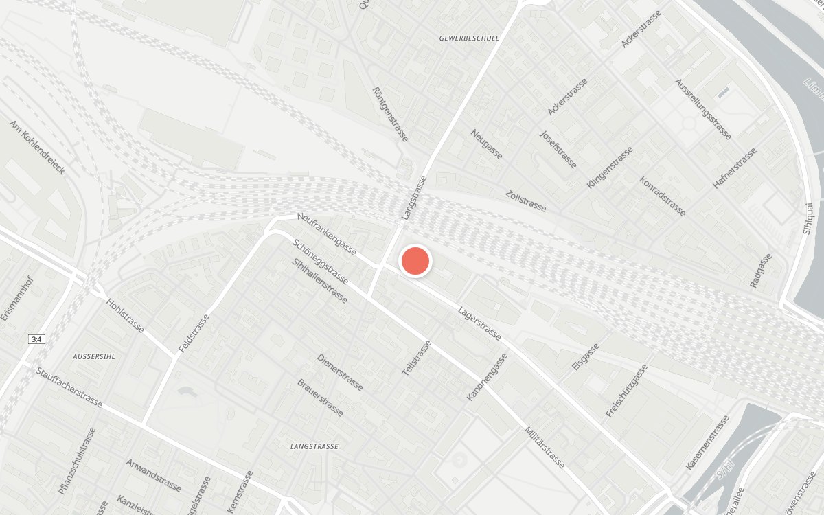 Karte: Neni, Langstrasse 150, 8004 Zürich