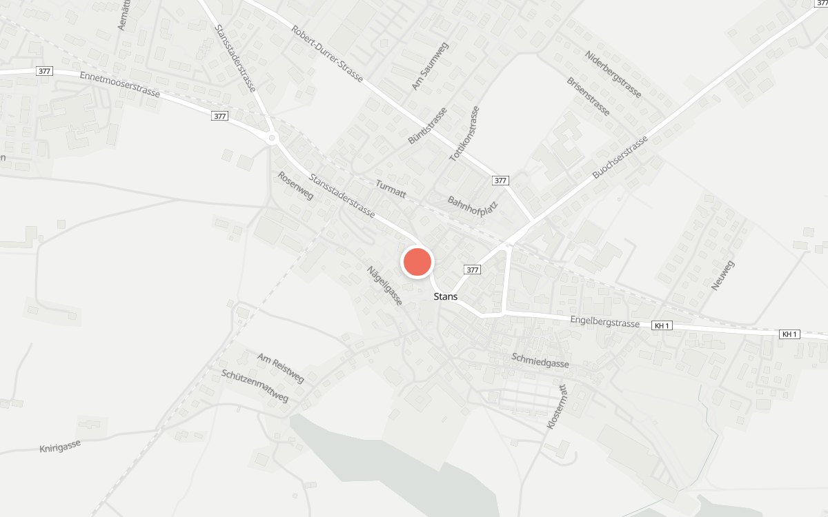 Karte: zur Rosenburg Höfli, Alter Postplatz 3, 6370 Stans