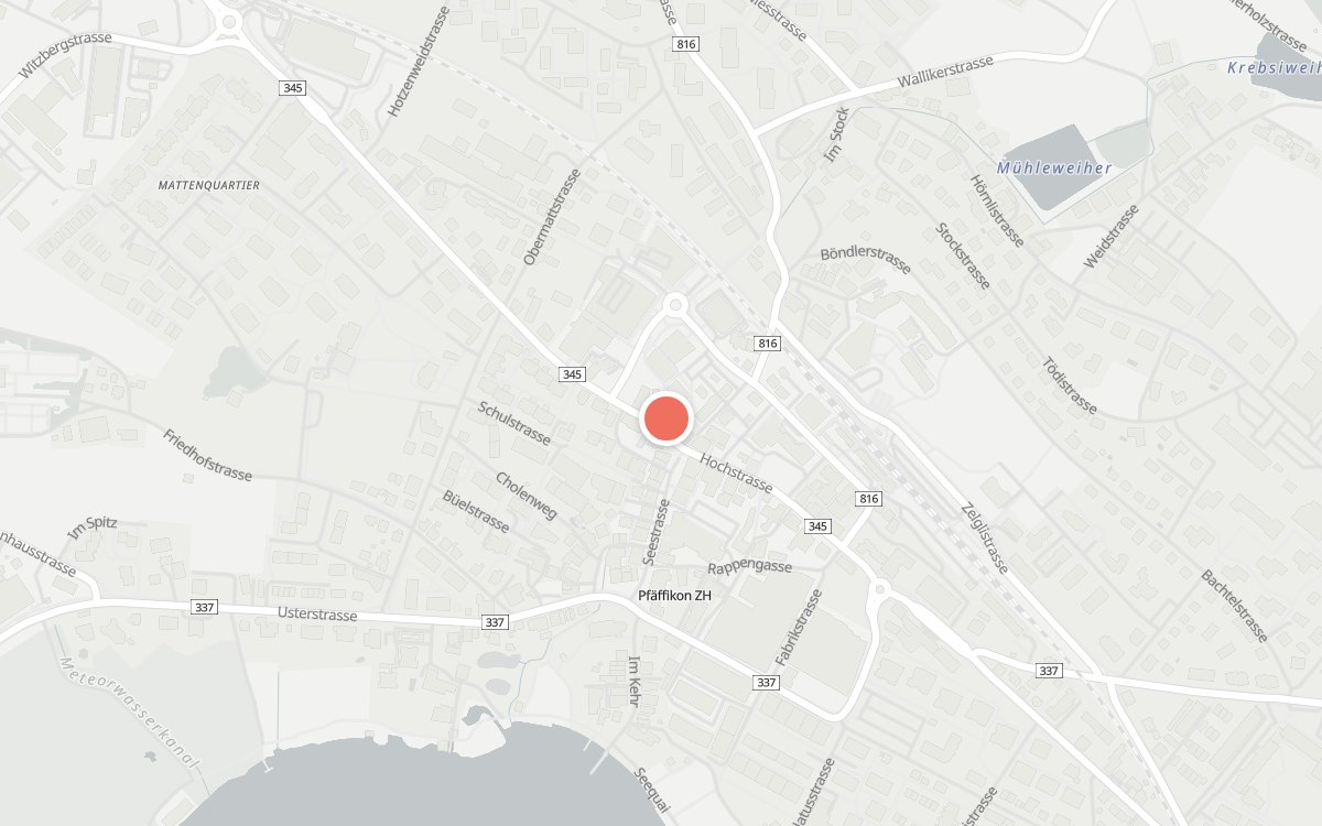 Karte: Cucina Piccante, Kempttalstrasse 10, 8330 Pfäffikon ZH