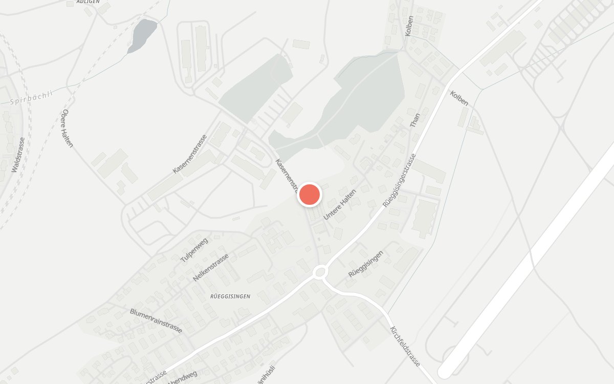 Karte: Restaurant Halten Treff, Kasernenstrasse 12, 6032 Emmen