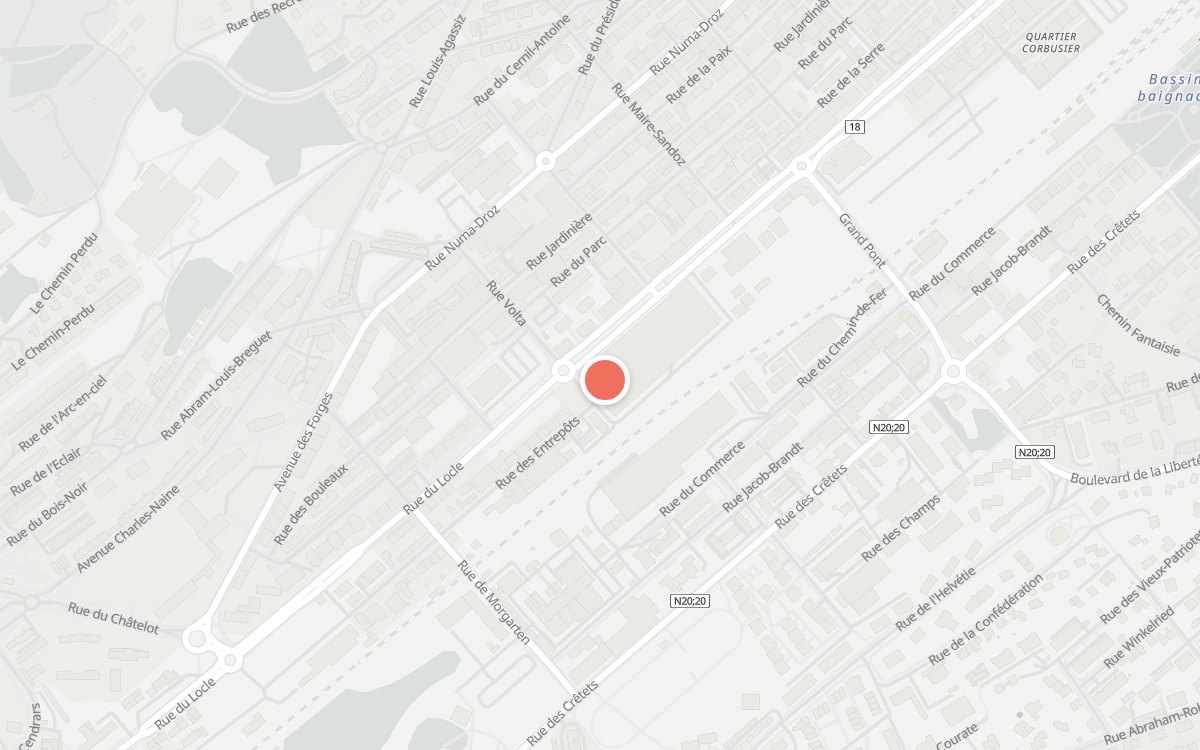 Plan : La Gondola, Avenue Léopold-Robert, 2301 La Chaux-de-Fonds