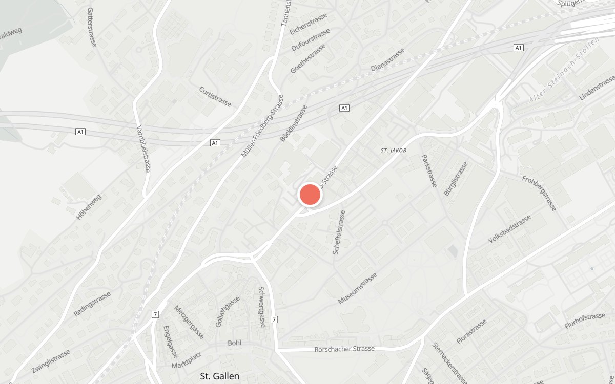 Karte: Netts Schützengarten, St.Jakob-Strasse 35, 9000 St. Gallen