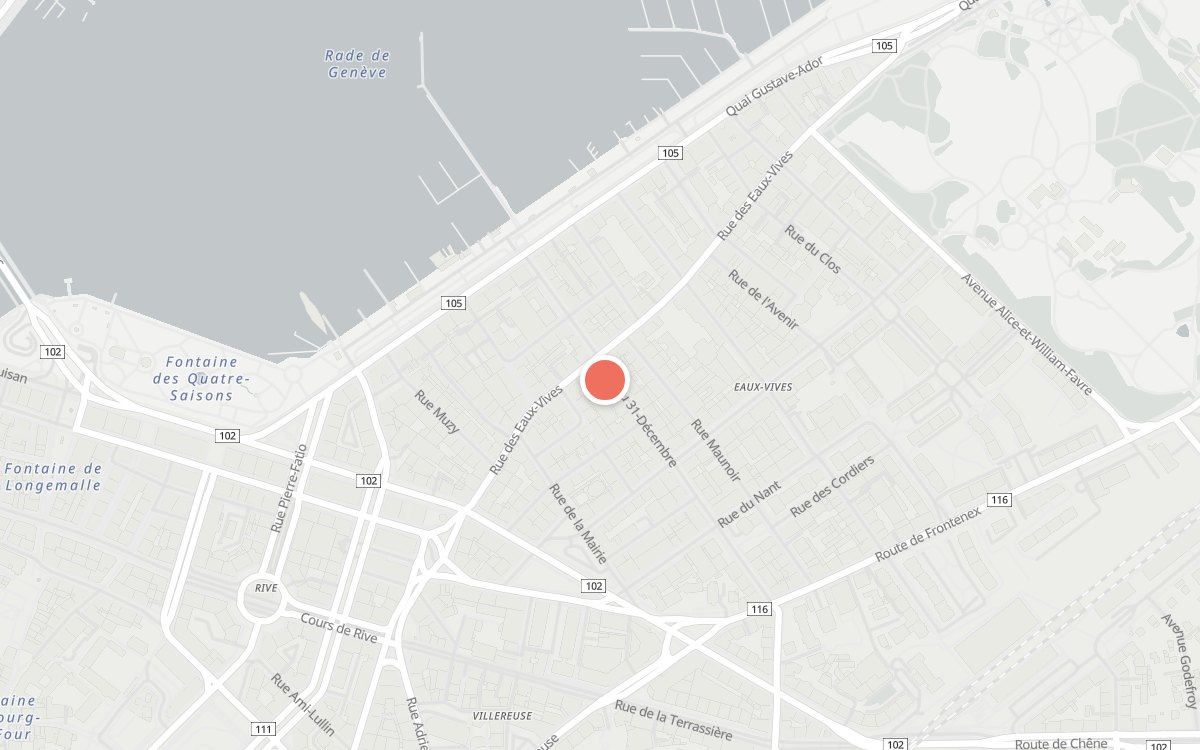 Plan : Shogun spécialités sushi, Rue du 31-Décembre 16, 1207 Genève