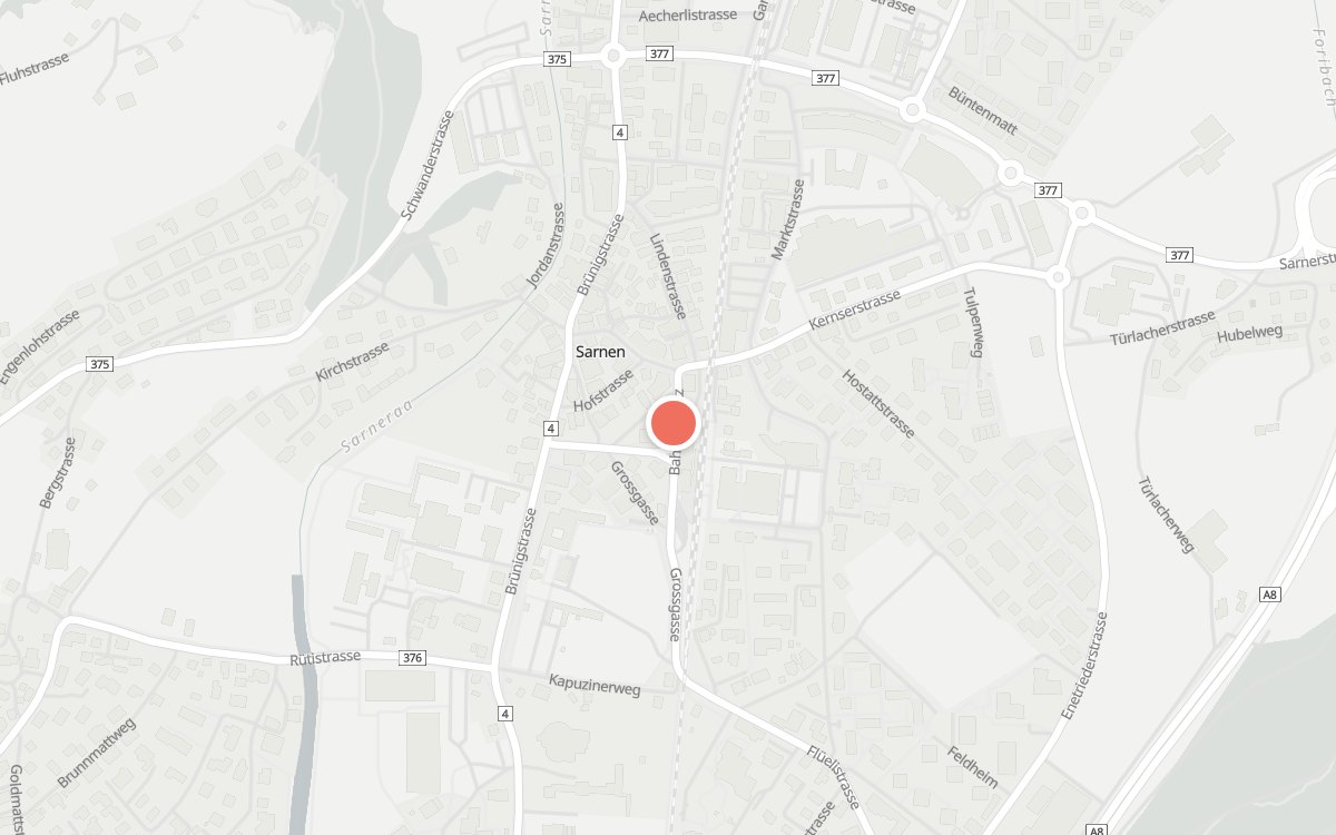 Karte: La Novità, Bahnhofplatz, 6060 Sarnen