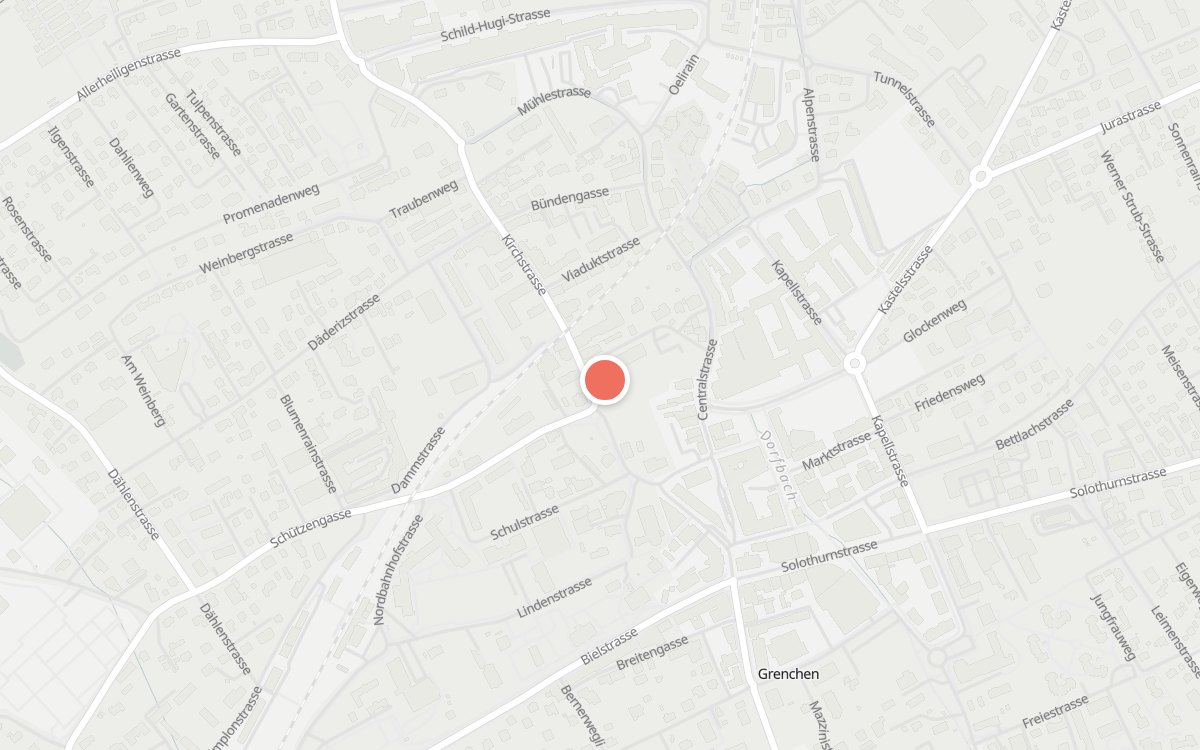 Karte: Mazzini, Kirchstrasse 50, 2540 Solothurn