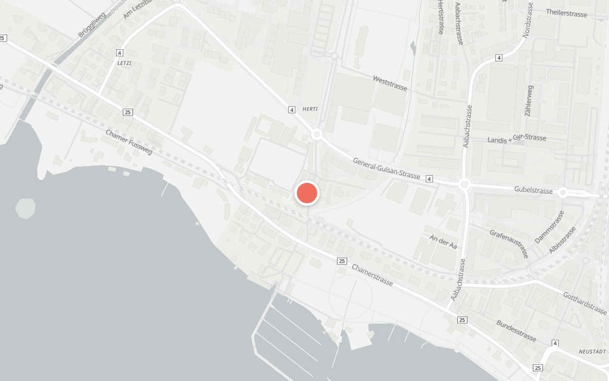Karte: Brandenberg, Zug