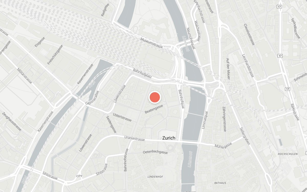 Karte: D-Vino, Schützengasse 12, 8001 Zürich