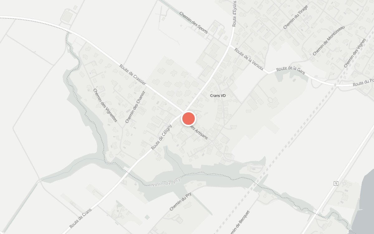 Plan : L'Union, Rue des Artisans, 1299 Nyon