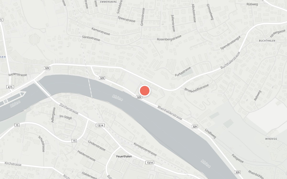 Karte: Sommerlust, Rheinhaldenstrasse 8, 8200 Schaffhausen