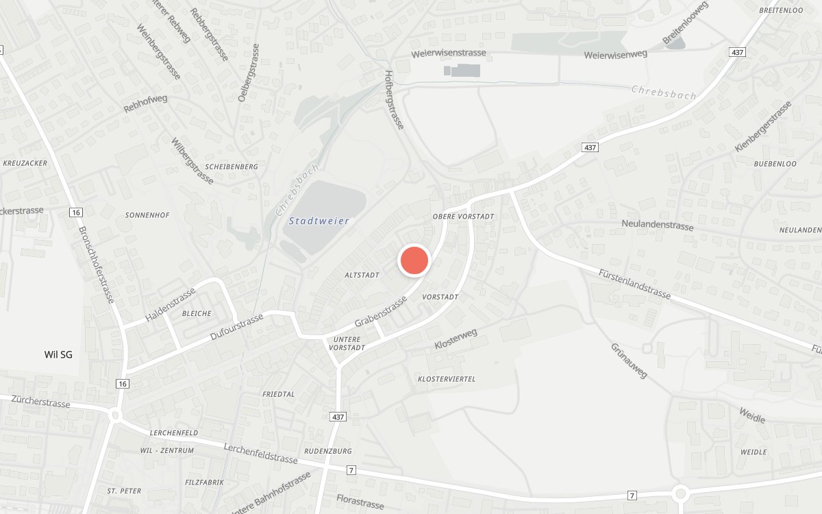 Karte: Five, Kirchgasse 33, 9500 Wil SG
