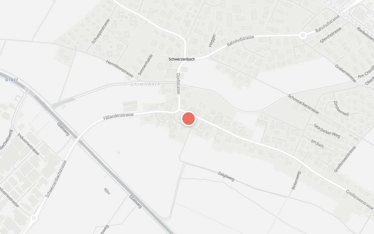Karte: Neapolis, Greifenseestrasse 2, 8603 Schwerzenbach
