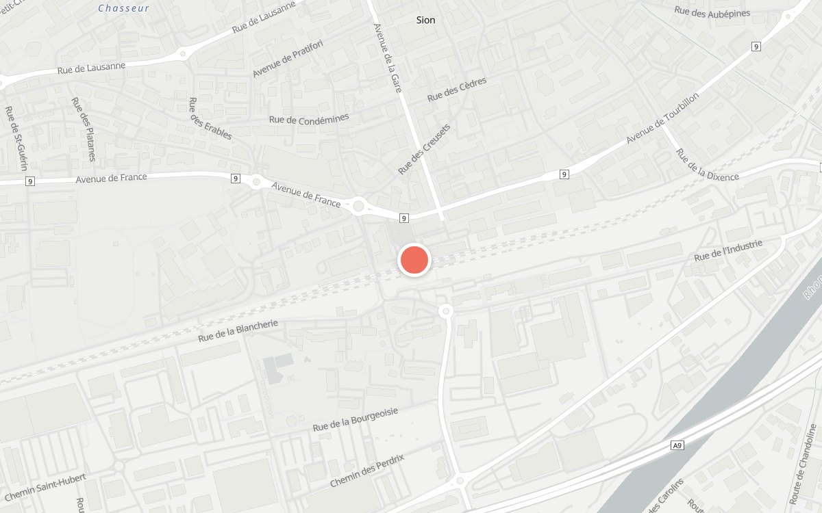 Plan : Le Panetier, Place de la Gare 7, Sion