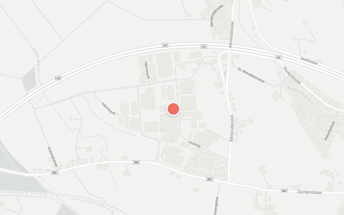 Karte: Wüst Bäckerei, Leuhholz 19, 8855 Wangen SZ