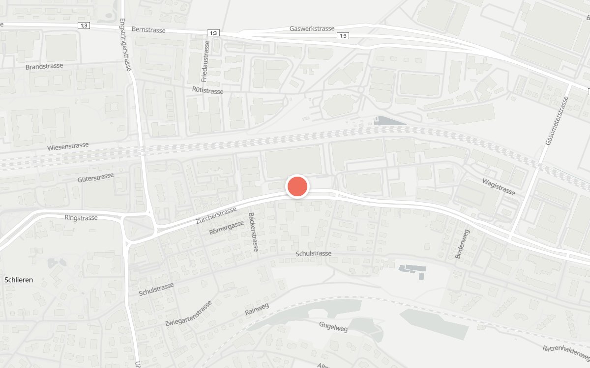 Karte: Eve's Kitchen, Zürcherstrasse 39, 8952 Schlieren