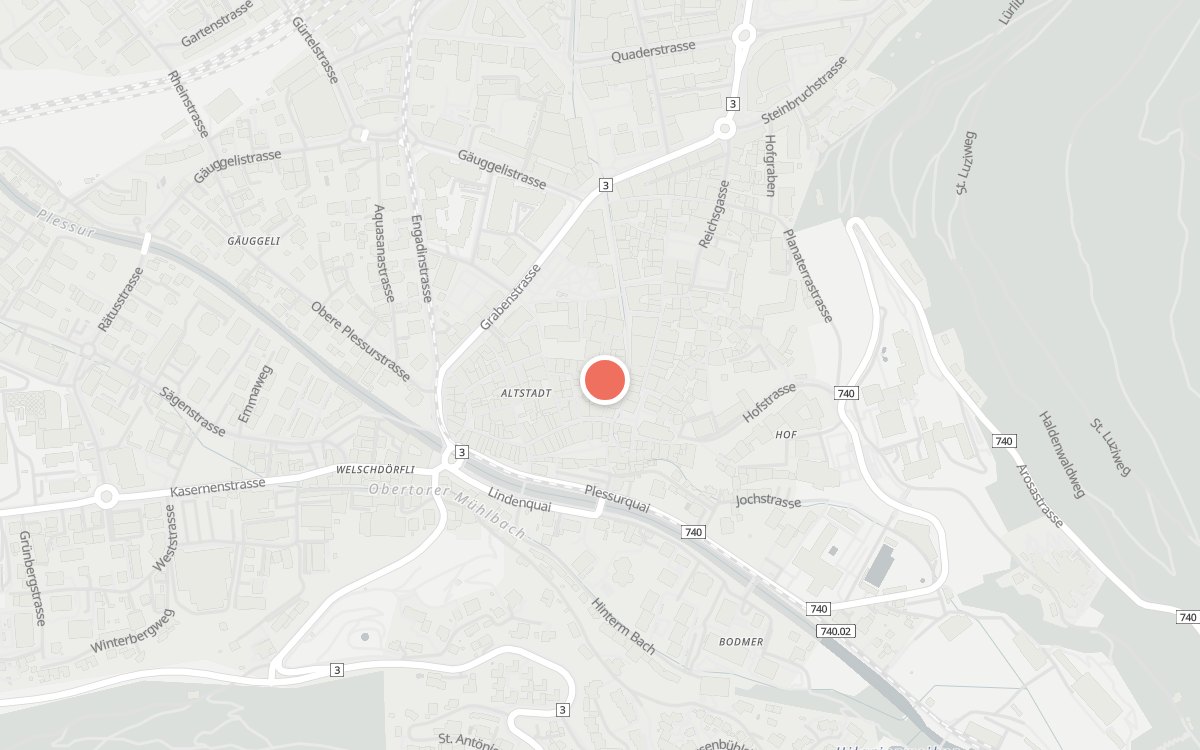 Karte: Ristorante Arte Povera, Casinoplatz 5, Chur