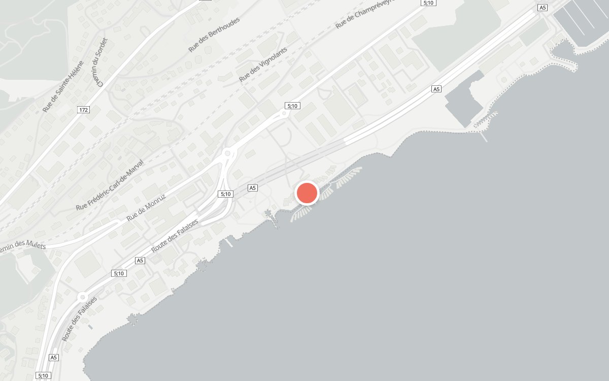 Plan : La Table du Palafitte, Route des Gouttes d'Or 2, 2000 Neuchâtel