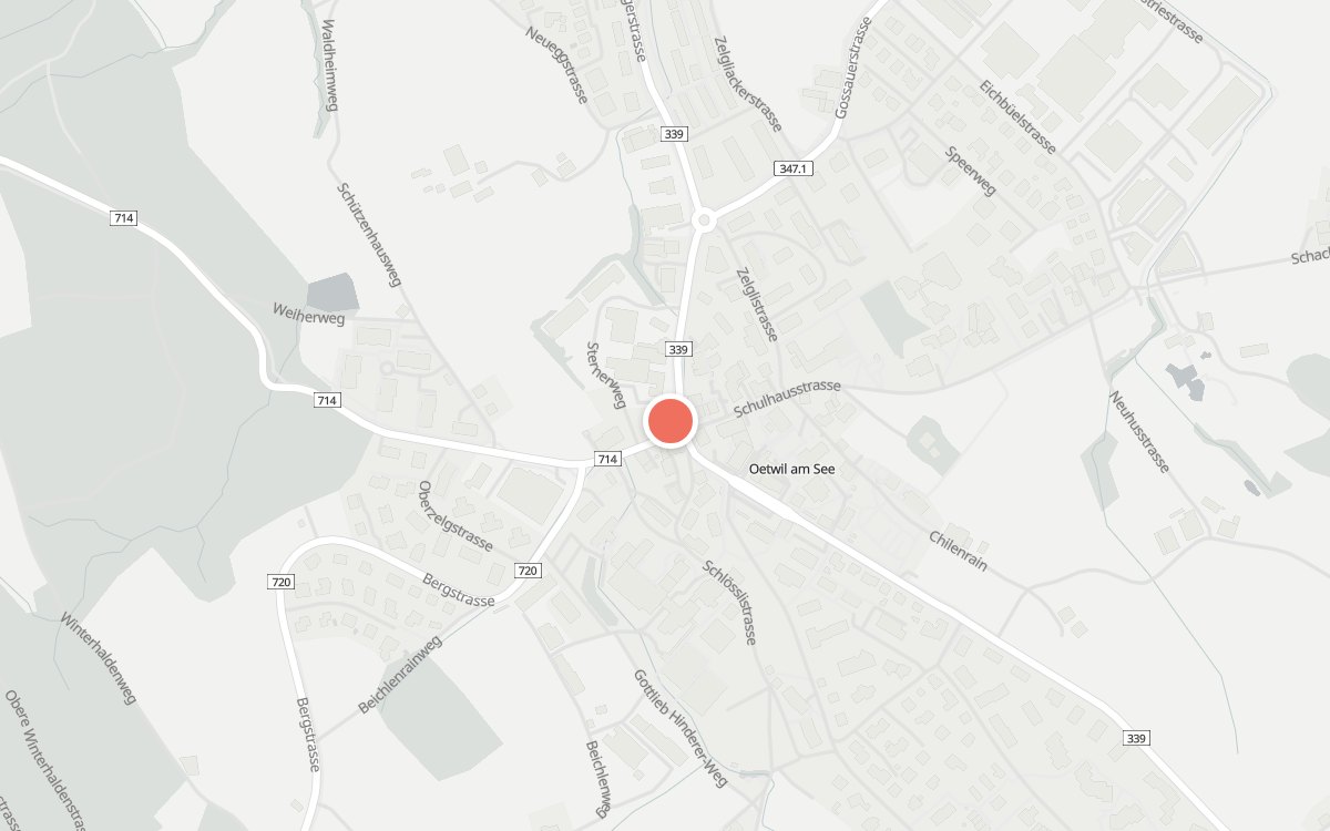Karte: Landgasthof Sternen, Esslingerstrasse 1, 8618 Oetwil am See