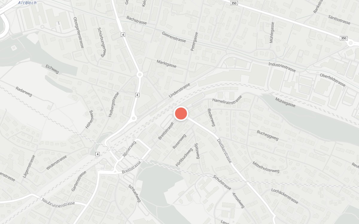Karte: Tschadun, Hamelirainstrasse 5, 8302 Kloten