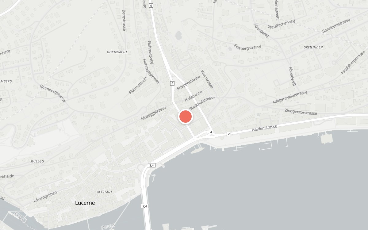 Karte: California, Alpenstrasse 6, 6004 Luzern
