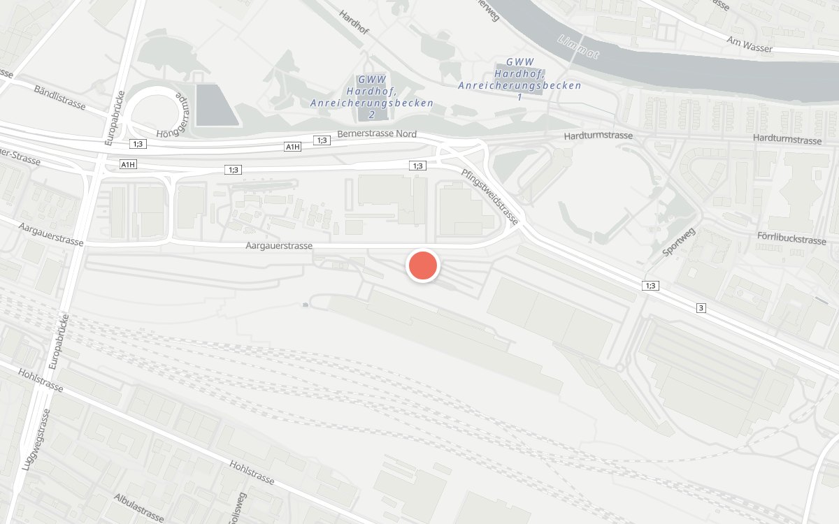 Karte: Restaurant Markthalle, Aargauerstrasse 1, 8048 Zürich