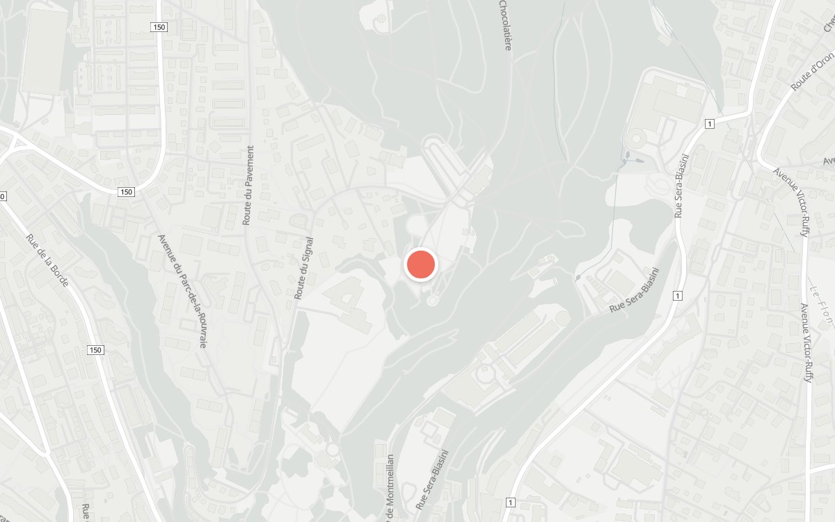 Plan : Chalet Suisse, Route du Signal 42, 1018 Lausanne