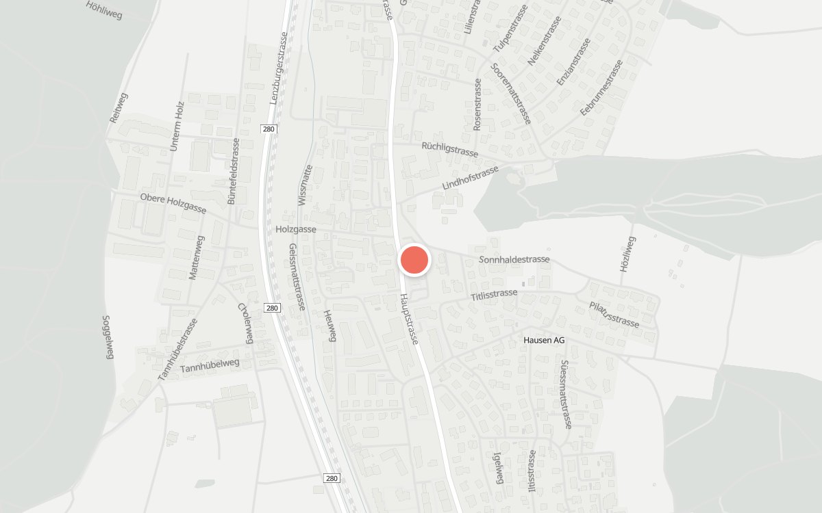 Karte: Max und Moritz, Hauptstrasse 33, 5212 Hausen AG