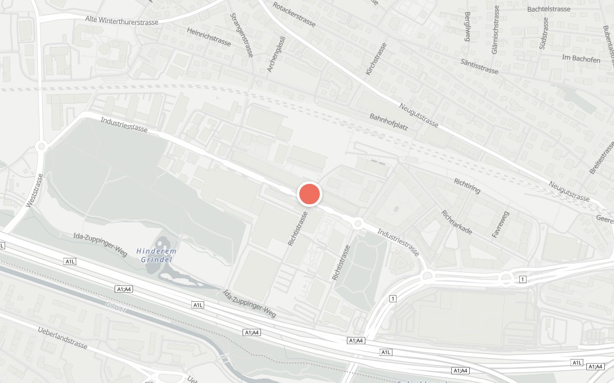 Karte: Steiner Beck, Industriestrasse 41, 8304 Wallisellen