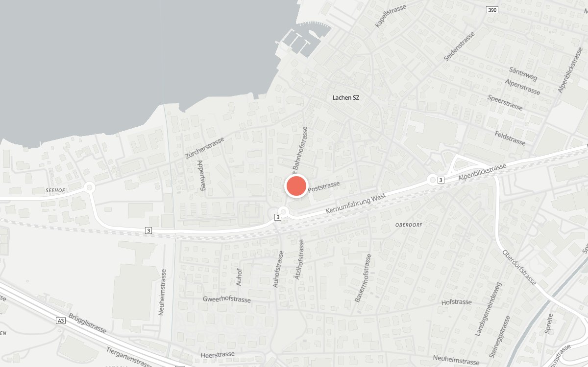 Karte: Thai Kitchen, Hintere Bahnhofstrasse 17, 8853 Lachen