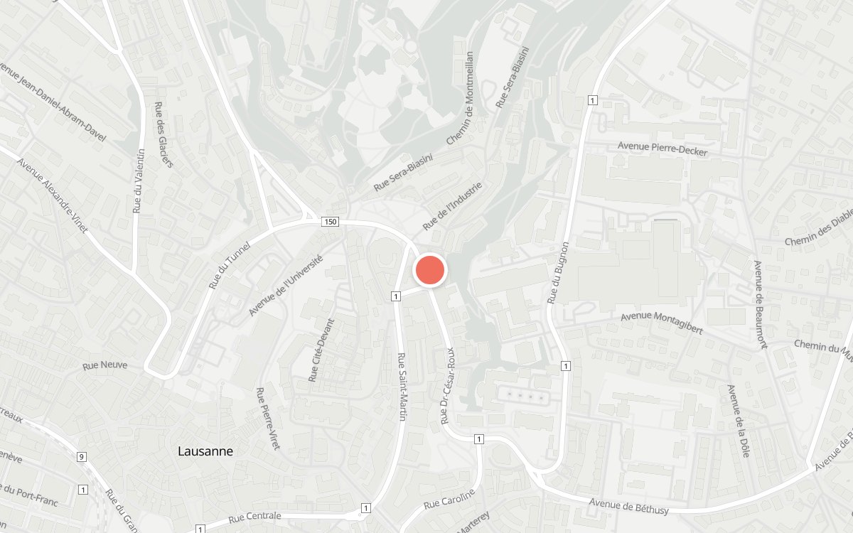 Plan : Davi, Rue Dr-César-Roux 9, 1005 Lausanne