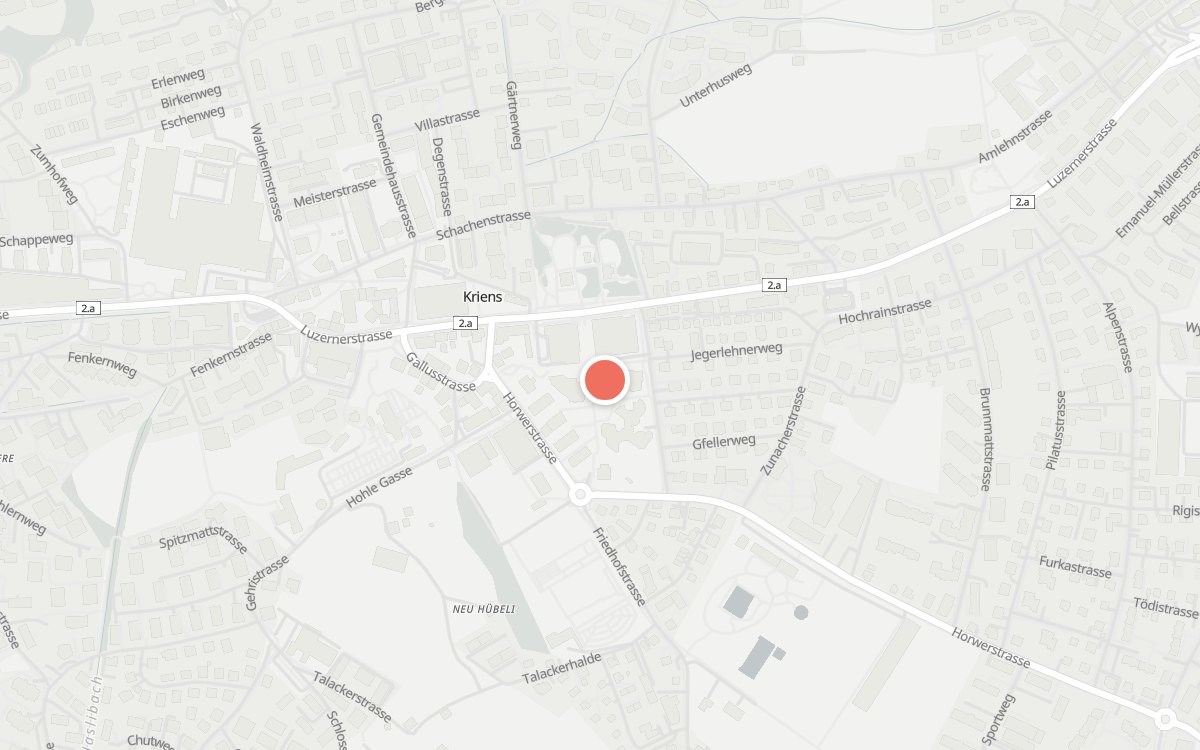 Karte: Restaurant Hofmatt, Hofmattweg 6, 6010 Kriens
