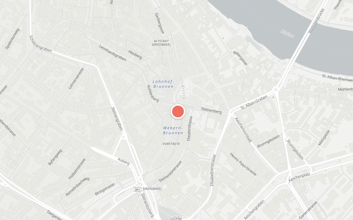 Karte: La Sosta, Steinenvorstadt, 4051 Basel