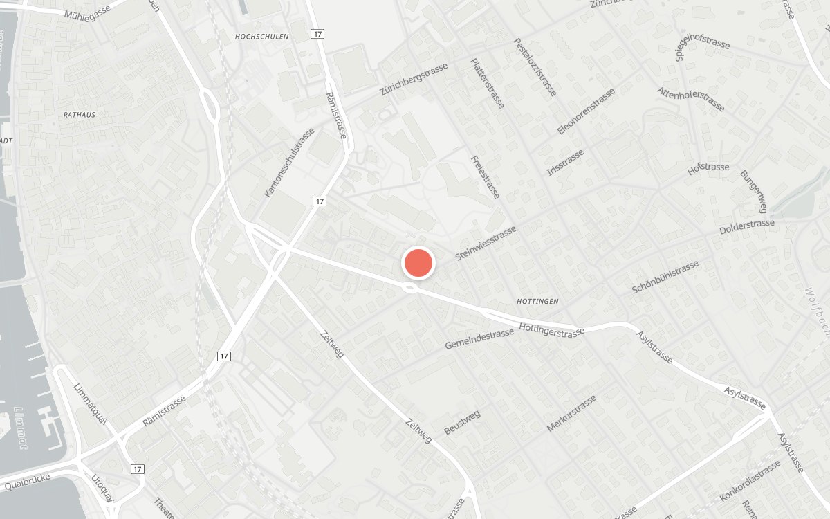 Karte: Wolfbach, Wolfbachstrasse 35, 8032 Zürich