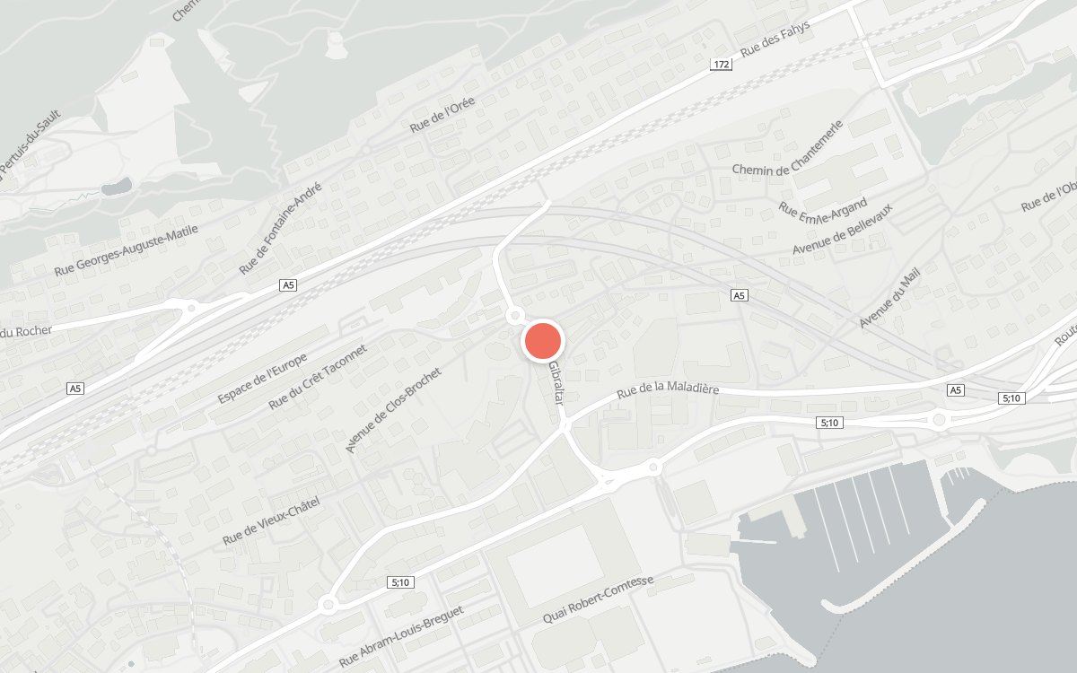 Plan : Chez Soi, Rue de Gibraltar, Neuchâtel