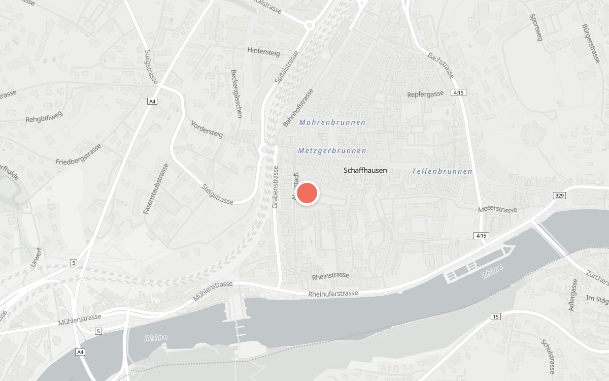 Karte: Lucky You, Herrenacker 18, 8200 Schaffhausen