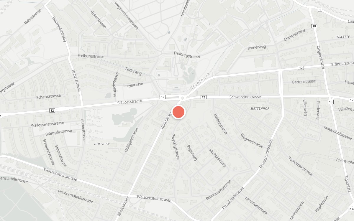 Karte: Lory, Könizstrasse 7, 3008 Bern