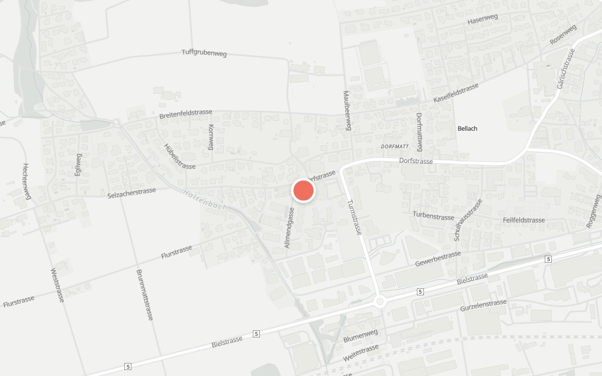 Karte: Rössli, Dorfstrasse 41, 4512 Bellach