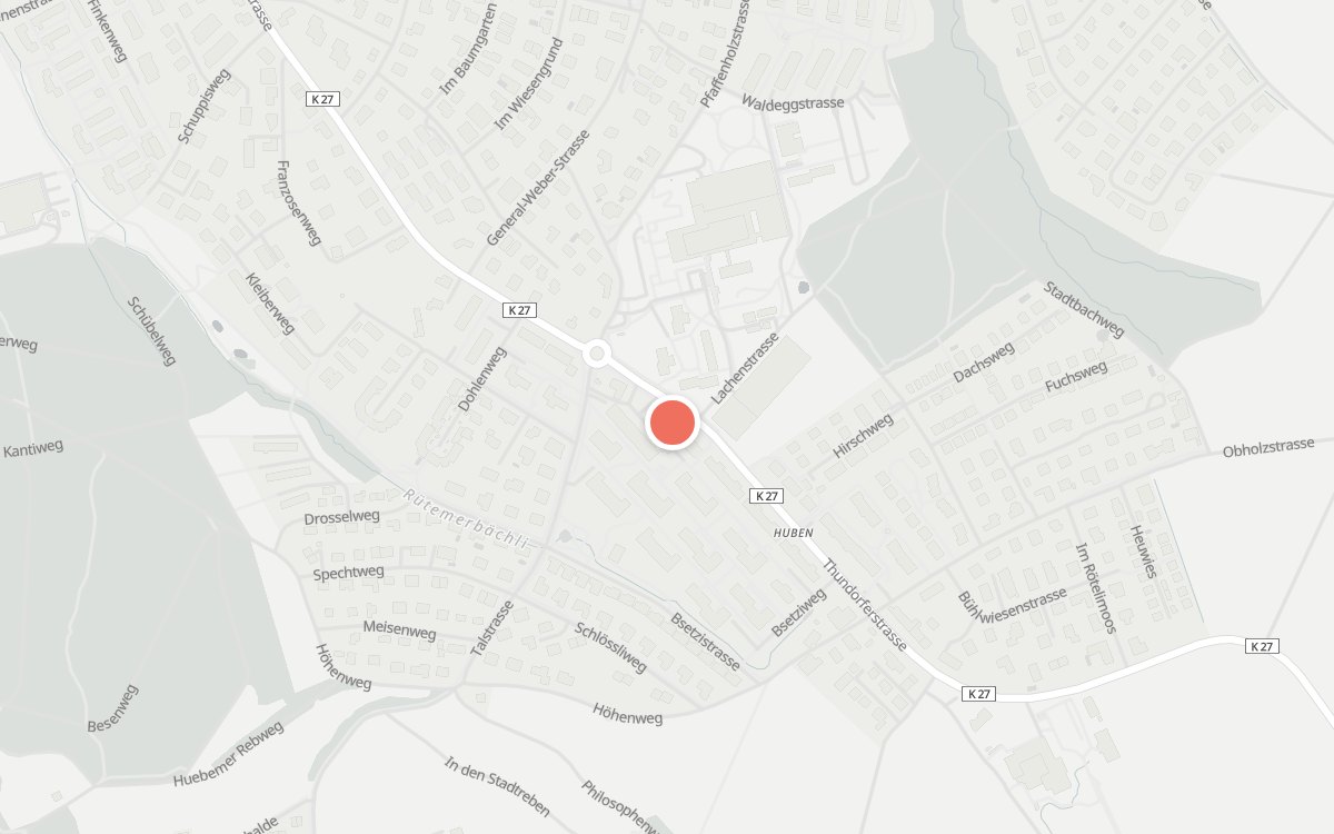 Karte: Steiner, Thundorferstrasse 118, 8500 Frauenfeld
