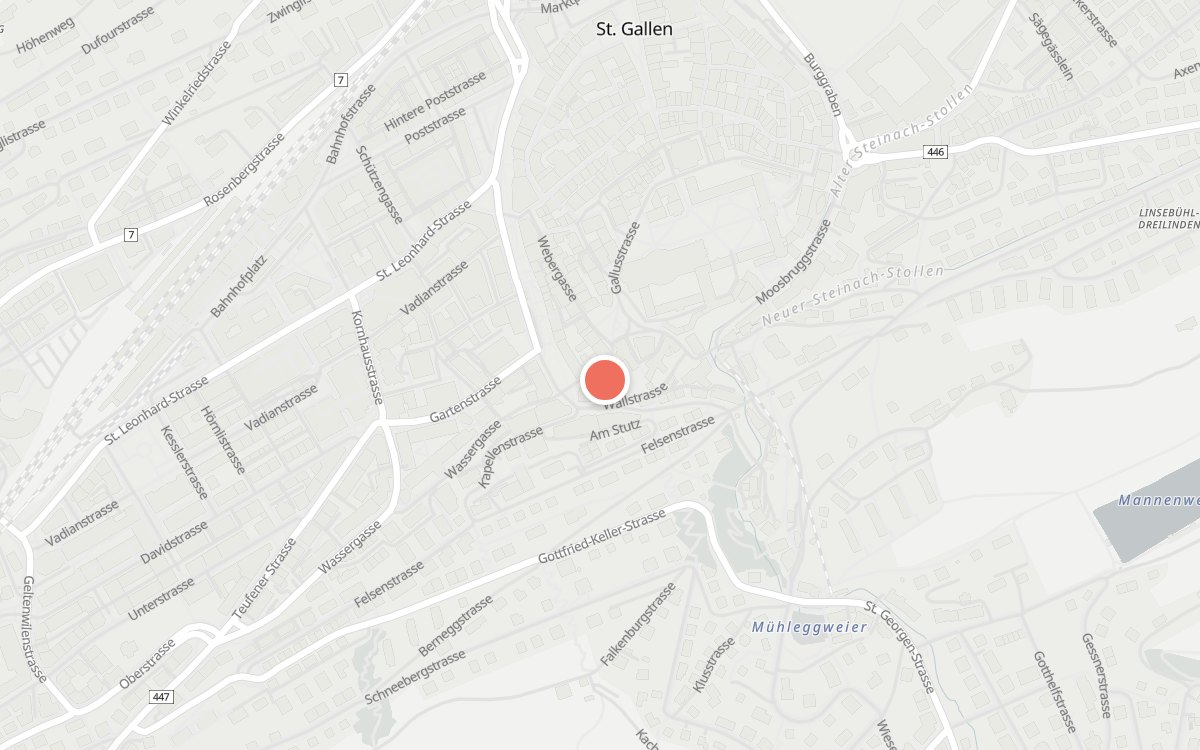 Karte: Facincani, Gallusstrasse 39, 9000 St. Gallen