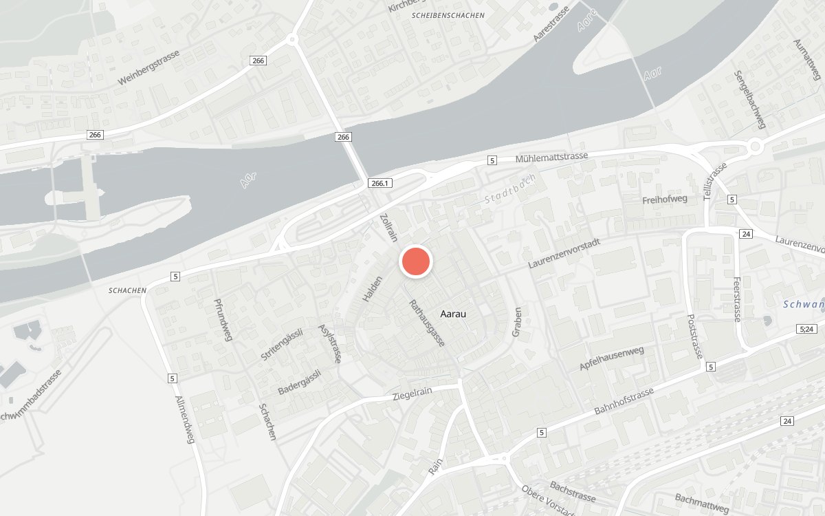 Karte: Speck, Zollrain 10, 5000 Aarau