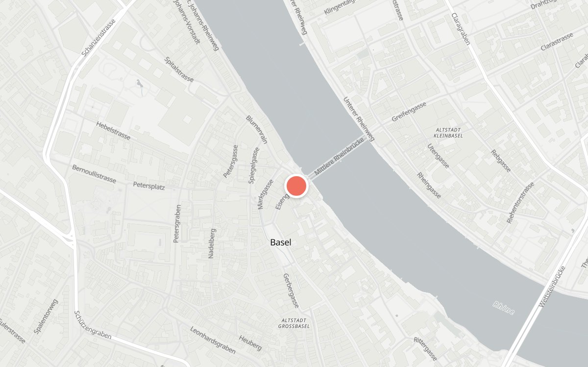 Karte: Alchemist, Schifflände 1, 4051 Basel