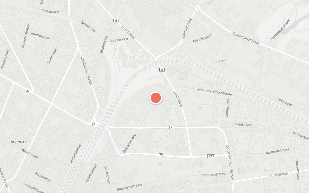 Karte: Bistro Gate 27, Theaterstrasse 27b, Winterthur