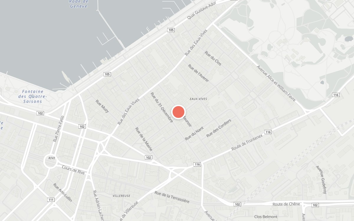 Plan : La Paire, Rue Maunoir 18, 1207 Genève