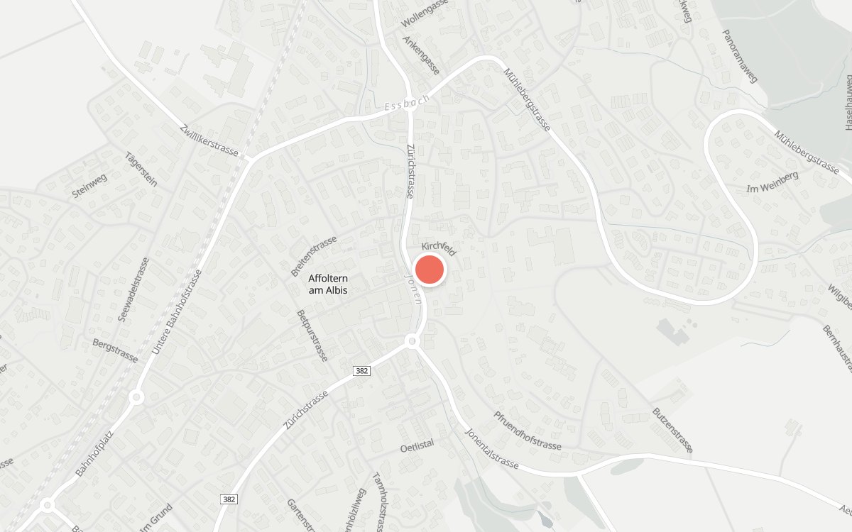 Karte: Central, Zürichstrasse 100, 8910 Affoltern am Albis