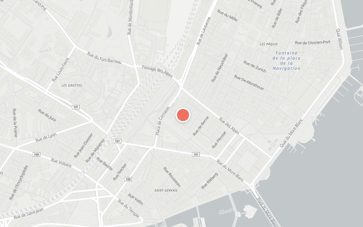 Plan : Indian Bites, Rue Pradier 6, 1201 Genève