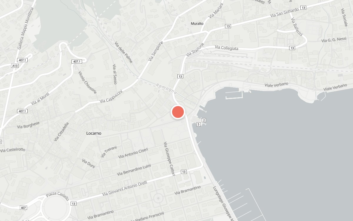 Mappa: Bubo Sushi, Passaggio del Naviglio Vecchio 4, 6600 Locarno