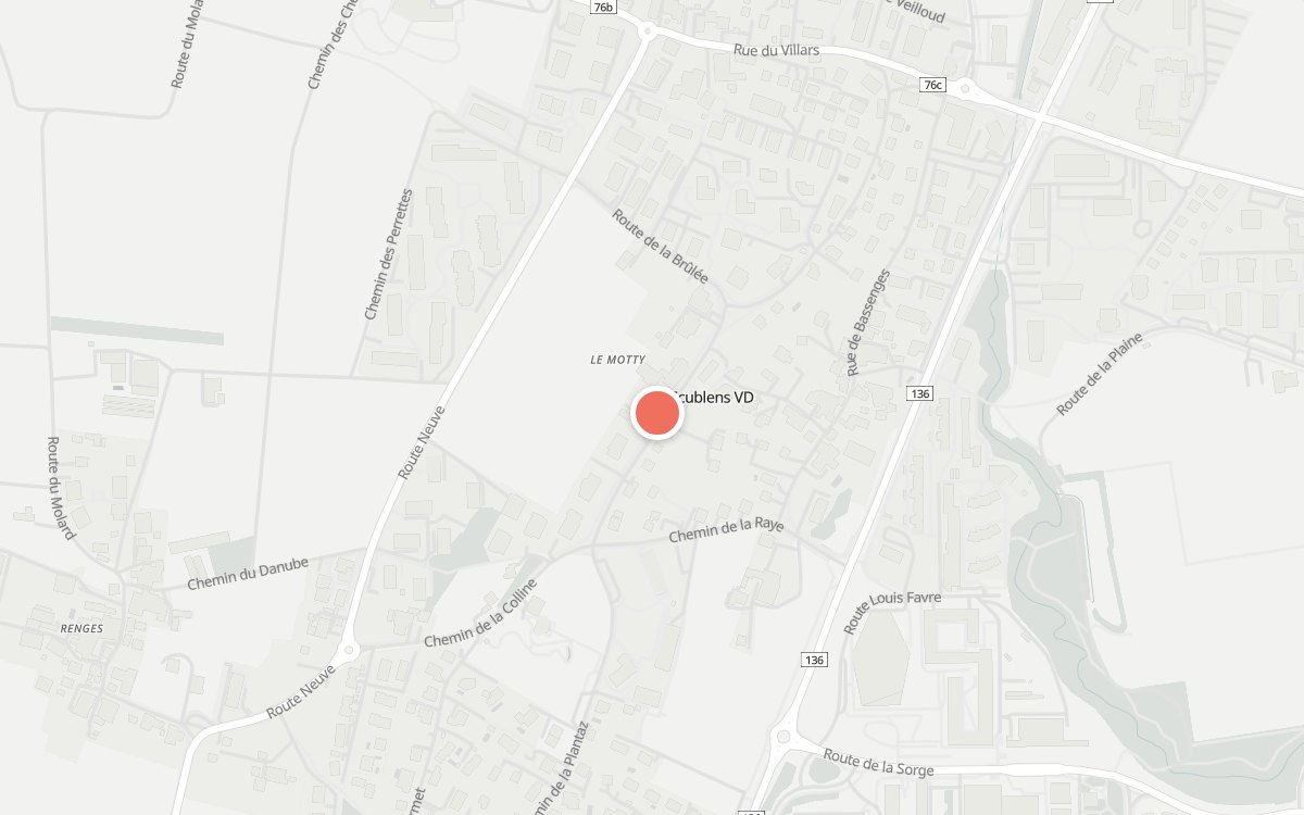Karte: Le Motty – Auberge Communale, Place du Motty 6, 1024 Ecublens (VD)