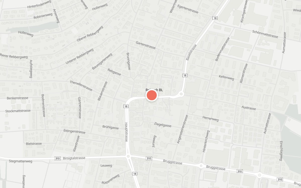Karte: Buchmann, Hauptstrasse 12, 4153 Reinach BL