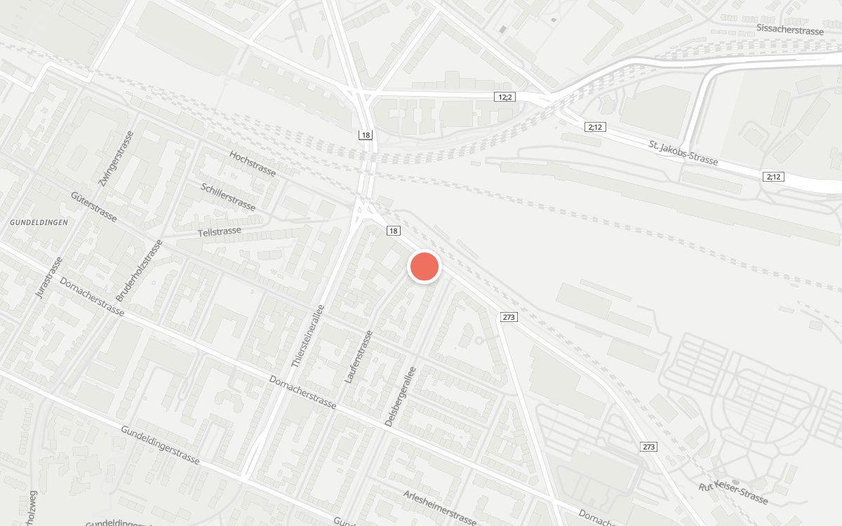Karte: Restaurant Laufeneck, Basel