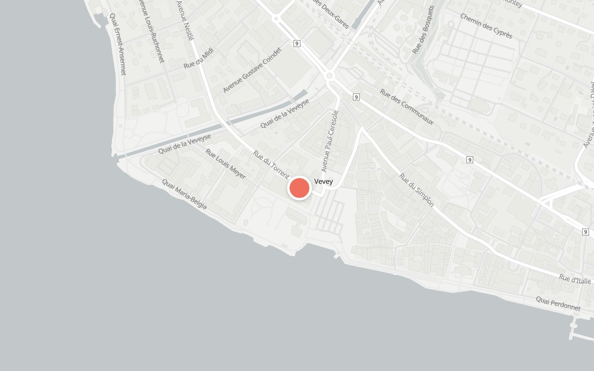 Plan : Le National, Rue du Torrent 9, 1800 Vevey